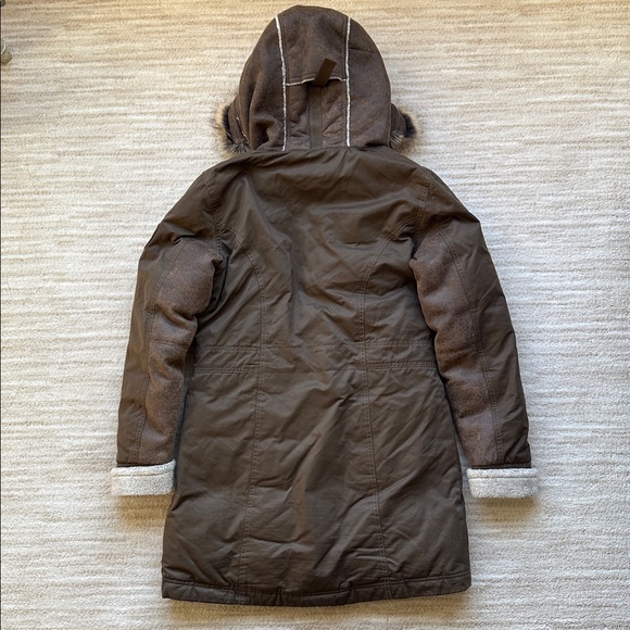 EUC KUHL ARKTIK Projekt GOOSE DOWN PARKA Women Jacket Sherpa Heavy Winter Size S - Picture 2 of 16